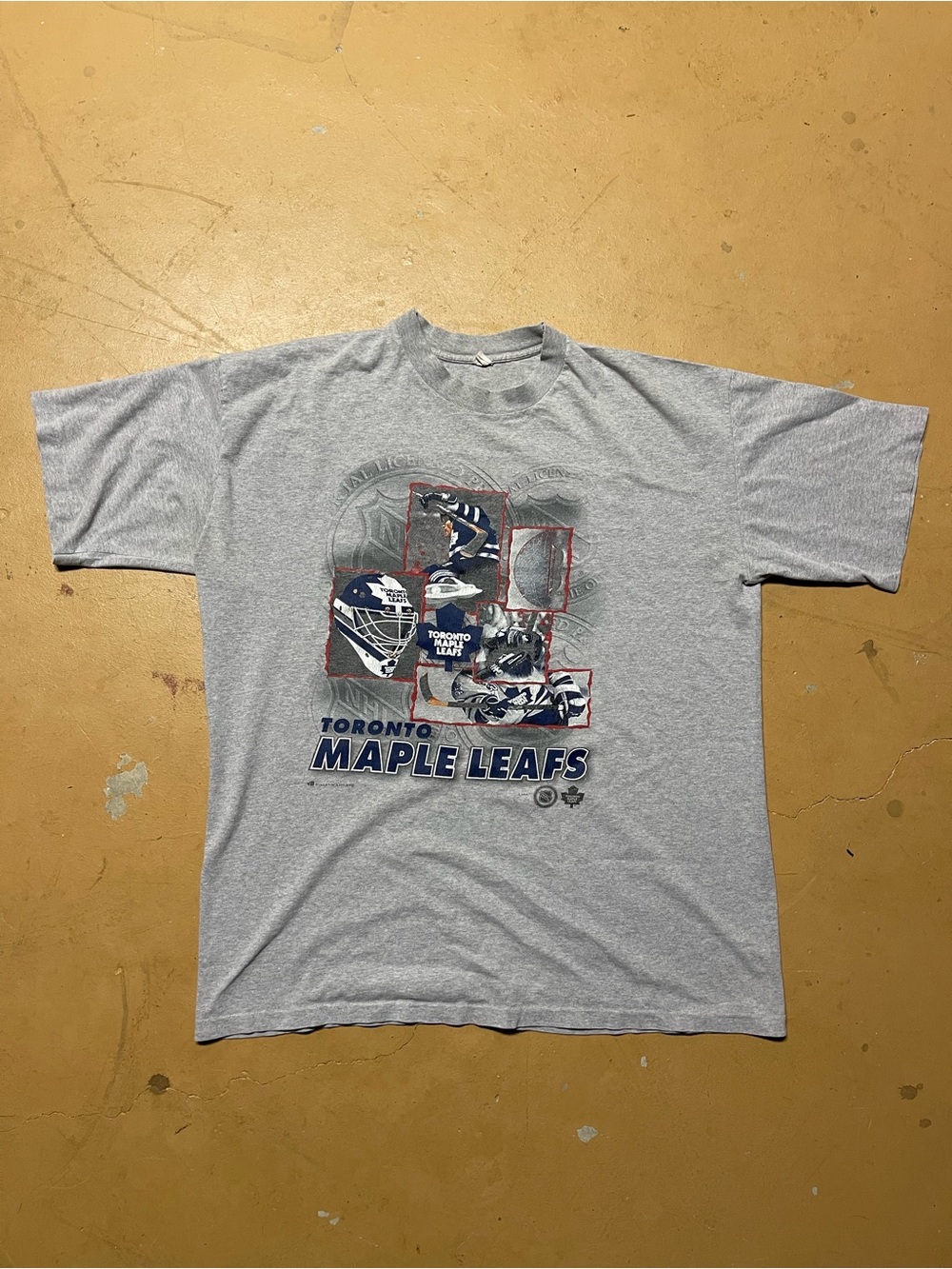 Vintage Vintage Gray Toronto Maple Leafs Graphic Tee